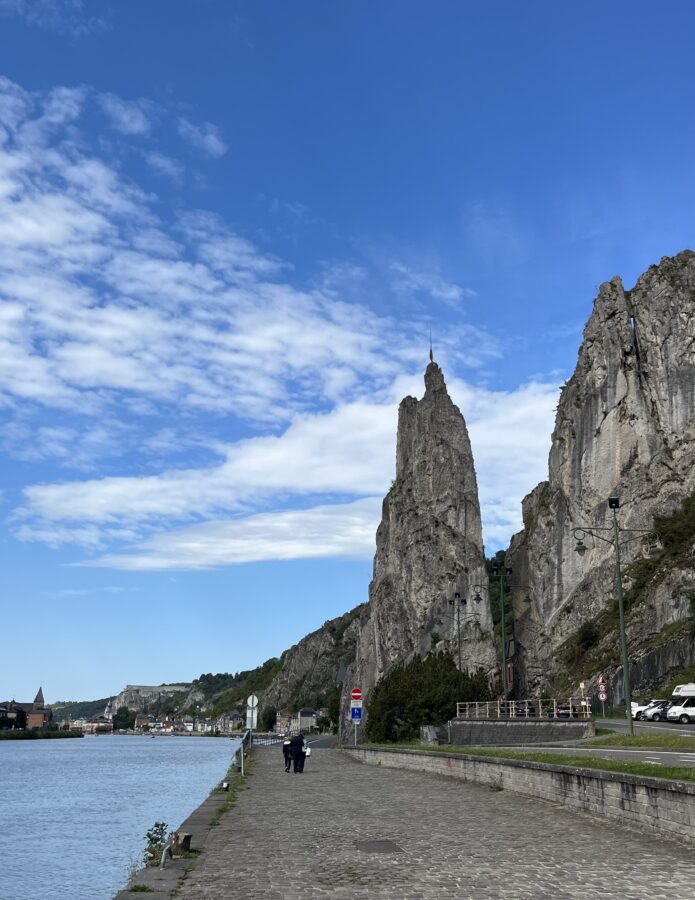 The Bayard Rock (Rocher Bayard) near Dinant, facing north