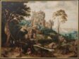 Herri met de Bles, Landscape with the Parable of the Good Samaritan, second third of the 16th century, oil on panel, Musée des Arts anciens, Collection Fondation Société archéologique de Namur