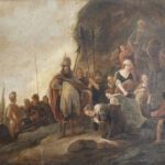 Workshop or circle of Jacob de Wet, The Meeting of Abigail and David, oil on panel, Private Collection Denmark