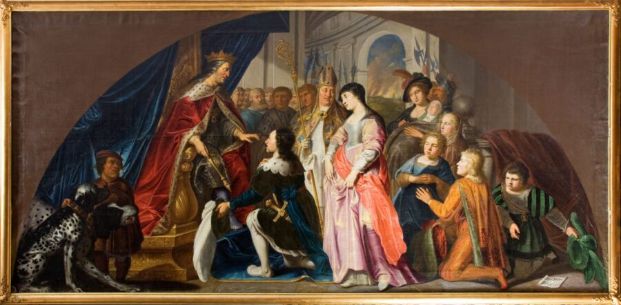 Isaac Isaacsz., Harold Klak is Received by Emperor Ludwig in 826, 1640, oil on canvas, Skoklosters slott, Uppsala, inv.no. 1954