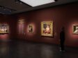 Installation view of the section Women Artists in Art Institutions, with paintings by Elisabetta Sirani, Andrea Sirani and Ginevra Cantofoli in Ingenious Women: Women Artists and Their Companions, Bucerius Kunst Forum, Hamburg