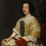 Wallerant Vaillant, Portrait of Painter Maria van Oosterwijck, 1671, oil on canvas, Rijksmuseum, Amsterdam, inv. no. SK-A-1292