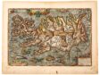 Abraham Ortelius, Iceland from Theatrum orbis terrarium (Antwerp, 1570 ff.), hand-colored engraving
