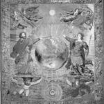 Bernard van Orley, designer, Earth Protected by Jupiter and Juno, from The Spheres, ca. 1530, tapestry, Patrimonio Nacional, Madrid