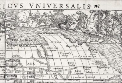 Holbein World Map (fig. 1), detail of warriors