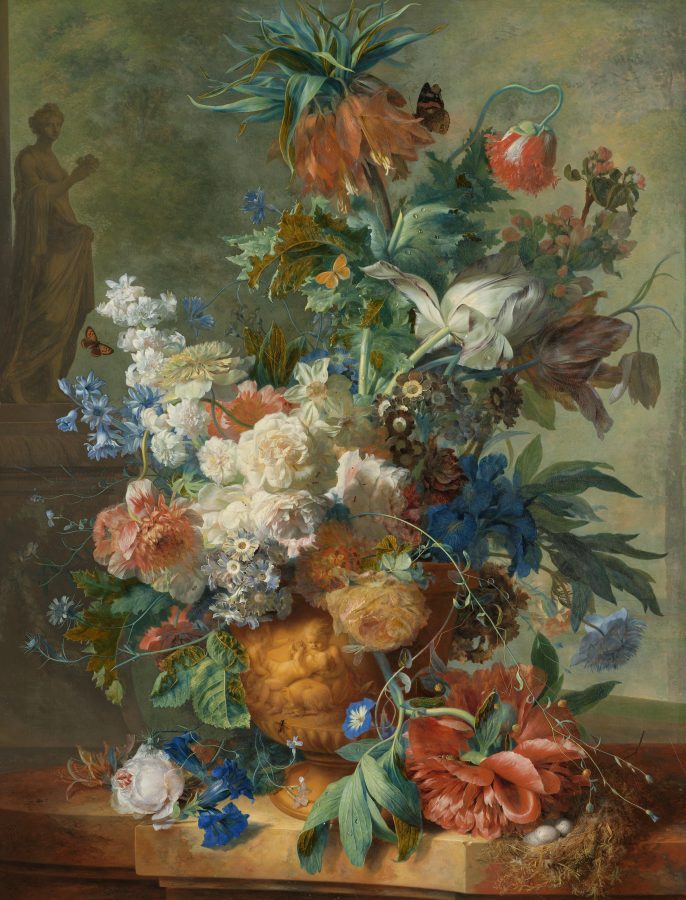 Jan van Huysum, Still Life with Flowers, 1723, oil on panel, Rijksmuseum, Amsterdam