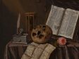 Edwaert Collier, Vanitas Still Life, ca. 1675, oil on panel, Mauritshuis, The Hague