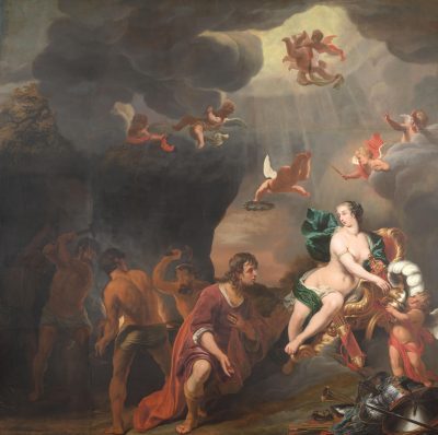 Ferdinand Bol, Aeneas Receiving a New Set of Armor from Venus, 1660&ndash;1663, oil on canvas, Rijksmuseum, Amsterdam