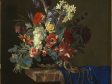 Willem van Aelst, Still Life with Flowers on Marble Ledge, 1652, oil on canvas, Galleria Palatina, Florence