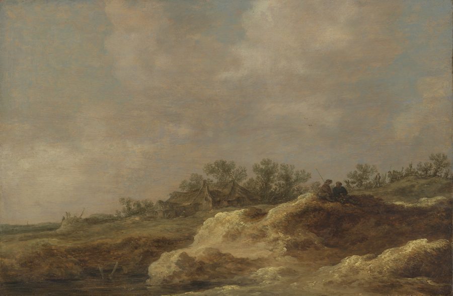 Jan van Goyen, Cottage on a Heath, ca. 1629, oil on panel, The National Gallery, London
