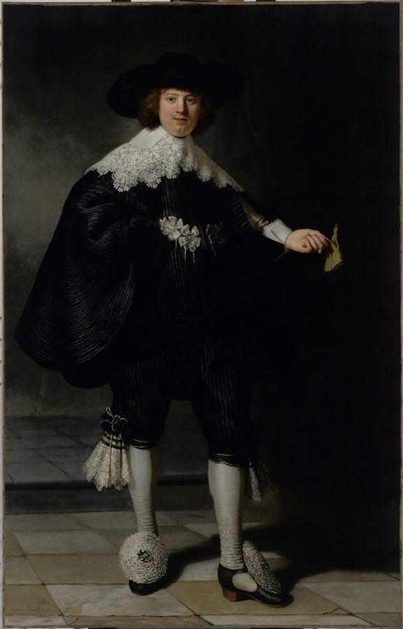 Rembrandt van Rijn, Portrait of Marten Soolmans, 1634, oil on canvas, Rijksmuseum, Amsterdam