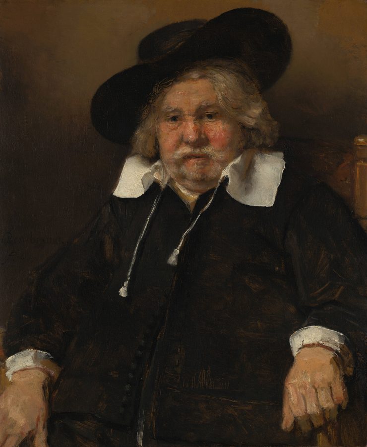 Rembrandt van Rijn, Portrait of an Elderly Man, 1667, oil on canvas, Mauritshuis, The Hague