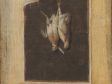 Cornelius Norbertus Gijsbrechts, Trompe l’oeil: Board Partition with a Still Life of Two Dead Birds Hanging on a Wall, ca. 1670–1674, oil on canvas, Statens Musem for Kunst (SMK), Copenhagen