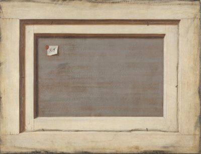 Cornelius Nobertus Gijsbrechts. Trompe l&rsquo;oeil: The Reverse of a Framed Painting, 1668&ndash;1672, oil on canvas, Statens Museum for Kunst (SMK), Copenhagen