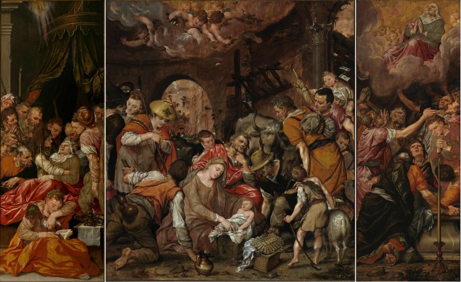 Dirck Barends, The Adoration of the Shepherds, ca. 1565, oil on panel, Museum Gouda