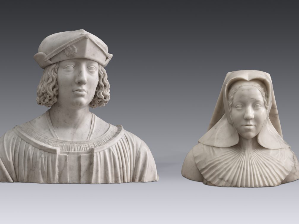 Fig. 1 - Conrat Meit, Philibert II of Savoy and Margaret of Austria, 1512–1517, marble, Frýdlant Castle, Czech Republic