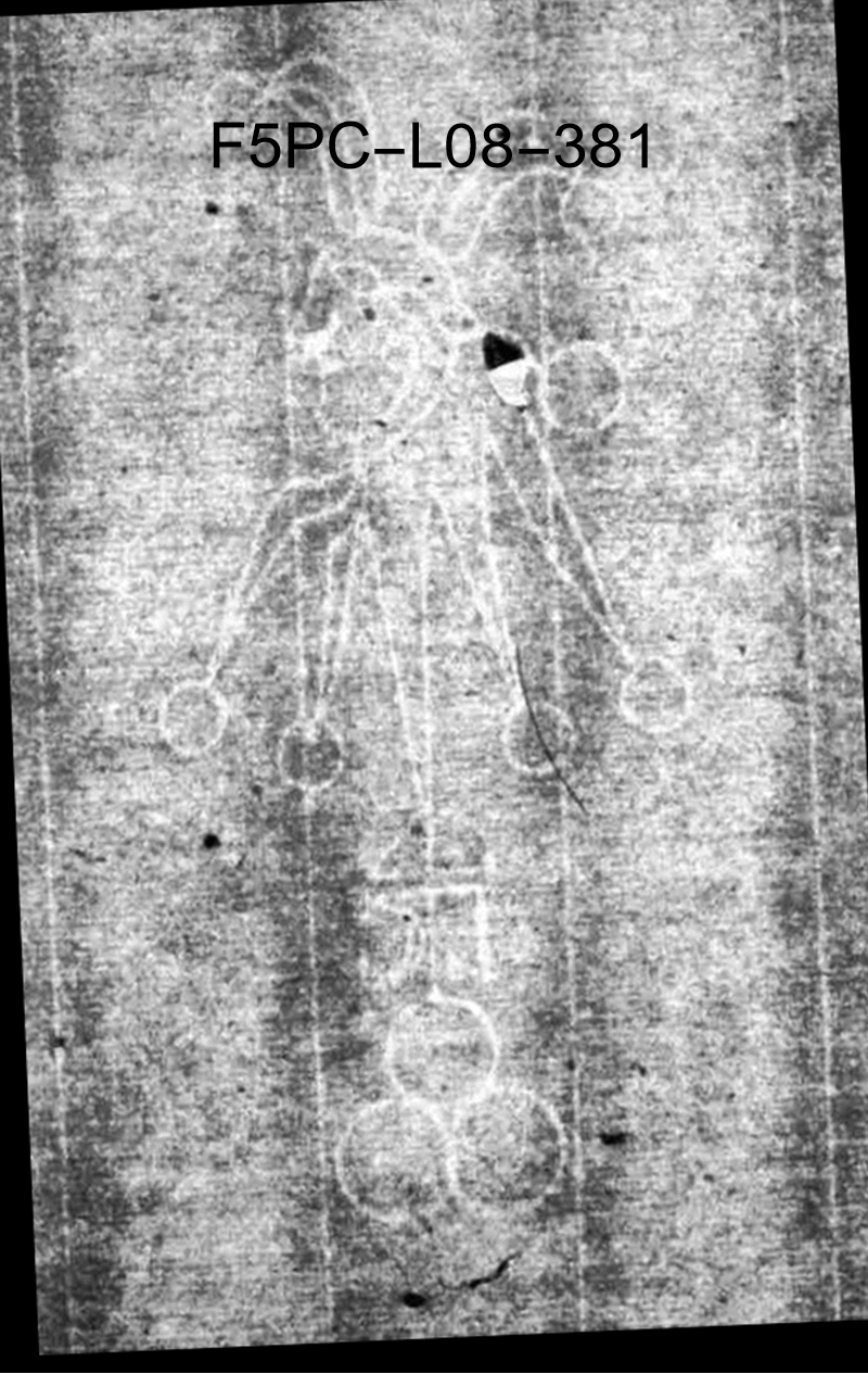 Overlay GIF of marked watermark from Laurentius Watermarks entry 381 and marked watermark Dietz Dataset entry EH 026038 of Foolscap with Five-Pointed Collar N.a.b.
