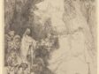 Rembrandt van Rijn, The Raising of Lazarus: Small Plate, 1642, etching (B72 i/ii), Herzog Anton Ulrich Museum, Braunschweig