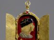 Fig. 25 - Maker unidentified, Pendant in the shape of a triptych depicting Philibert II of Savoy in profile, ca. 1501–1504, enameled gold, Kunsthistorisches Museum, Vienna