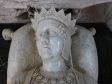 Fig. 28 - Detail of the face from the Upper Effigy from the Tomb of Margaret of Austria (fig. 26)