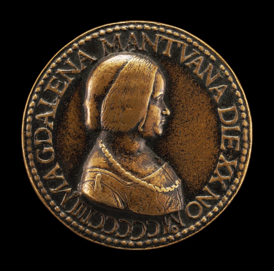 Fig. 44 - Attributed to Galeazzo Mondella, alias Moderno, Magdalena Mantuana, 1504, copper alloy, National Gallery of Art, Washington
