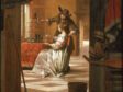Fig. 101 - Pieter de Hooch, A Couple with a Parrot, ca. 1675–1678, oil on canvas, Wallraf-Richartz-Museum & Fondation Corboud, Cologne