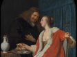 Fig. 55 - Frans van Mieris, The Oyster Meal, 1661, oil on panel, Mauritshuis, The Hague