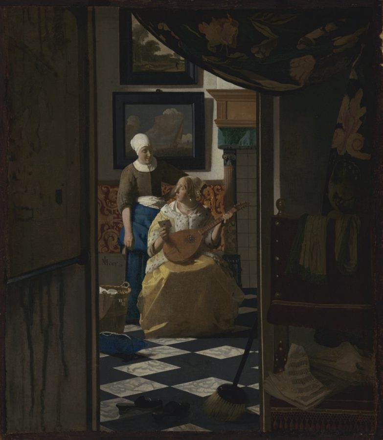 Fig. 57b - Unidentifed artist, The Love Letter, Rijksmuseum, Amsterdam
