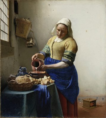 Fig. 6 - Johannes Vermeer, The Milkmaid, ca. 1659–1661, oil on canvas, Rijksmuseum, Amsterdam