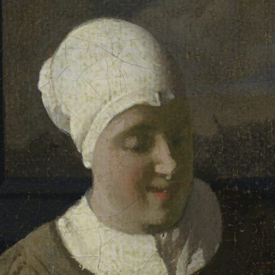 Fig. 62 - Unidentified artist, The Love Letter (fig. 57), detail of maid’s head