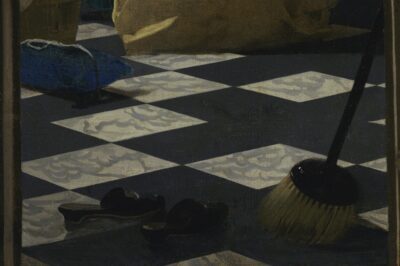Fig 80 - Unidentified artist, The Love Letter (fig. 57), detail of marble floor