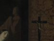 Fig. 93 - Vermeer, The Allegory of the Catholic Faith (fig. 92), detail of gold leather