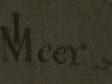 Fig. 95 - Unidentified artist, The Love Letter (fig. 57), detail of signature