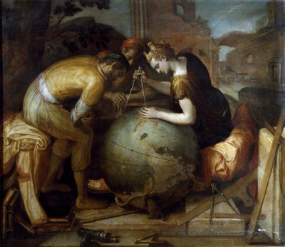 Fig. 15 - Frans Floris, Geometry, 1557, oil on canvas, Private collection, Genoa