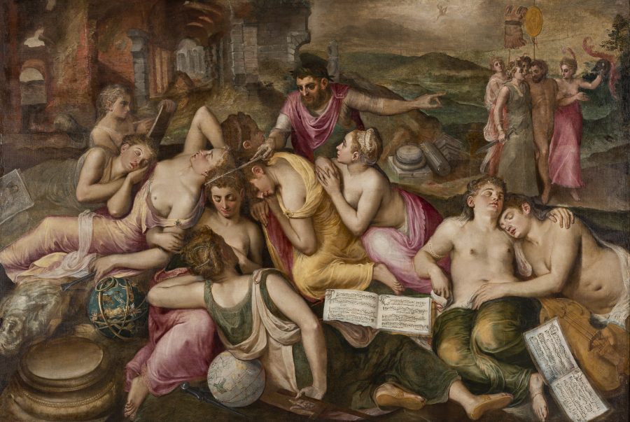 Fig. 20 - Frans Floris, Awakening of the Arts, ca. 1559, oil on canvas, Museo de Arte, The Luis A. Ferré Foundation, Inc., Ponce