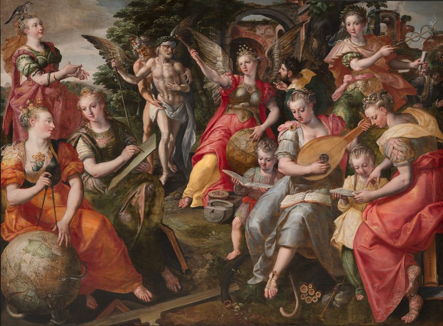 Fig. 22 - Maerten de Vos, The Liberal Arts, ca. 1590, oil on panel, Phoebus Foundation, Antwerp
