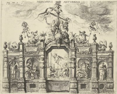 Fig. 23 - Theodoor van Thulden, after Peter Paul Rubens, Stage of Mercury, 1641, etching and engraving, Rijksmuseum, Amsterdam