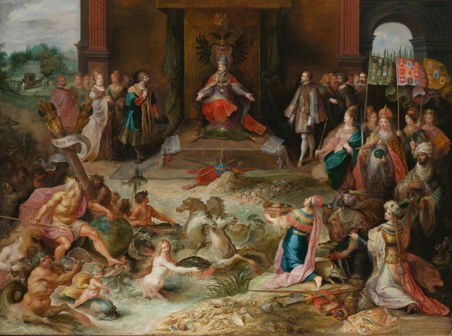 Fig. 26 - Frans Francken II, The Abdication of Charles V, ca. 1635–1642, oil on panel, Rijksmuseum, Amsterdam