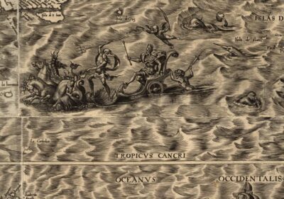 Fig. 29 - Gutierrez, Americae Sive Quartae Orbis...(fig. 28), detail of Philip II’s chariot