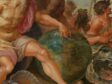 Fig. 30 - Frans Francken II, The Abdication of Charles V (fig. 26), detail of globe with the figure of Neptune
