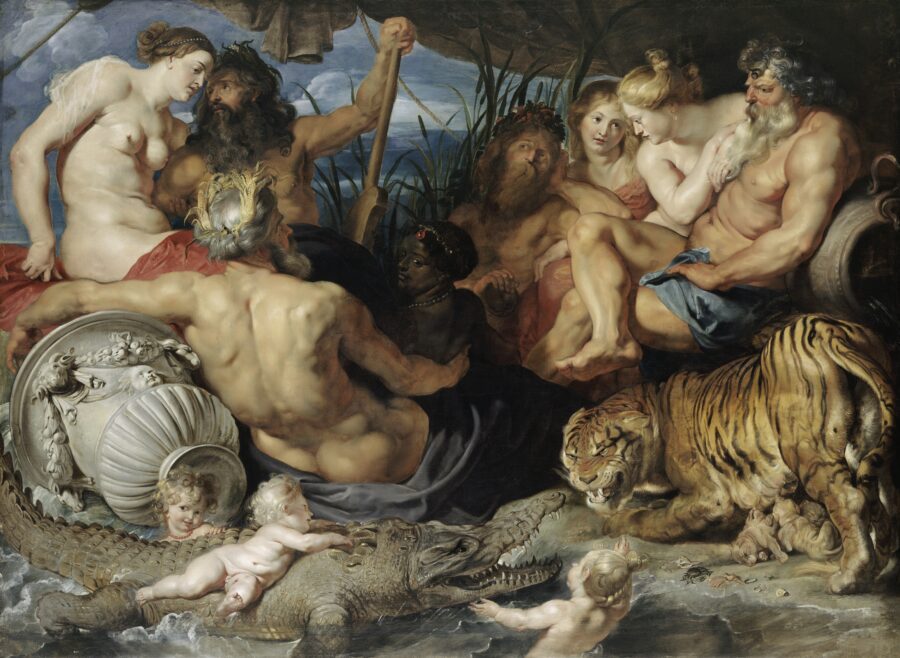 Fig. 38 - Peter Paul Rubens, The Four Rivers of Paradise, ca. 1615, oil on canvas, Kunsthistorisches Museum, Vienna