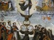 Fig. 9 - Unknown Peruvian Artist, Franciscan Allegory in Honor of the Immaculate Conception, late 17th or early 18th century, oil on canvas, Thoma Foundation, Chicago