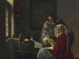 Fig. 2a - Vermeer, A Woman Interrupted at Her Music (fig. 2), The Frick Collection, New York