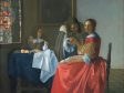 Fig. 3a - Vermeer, A Woman with a Wineglass (fig. 3)
