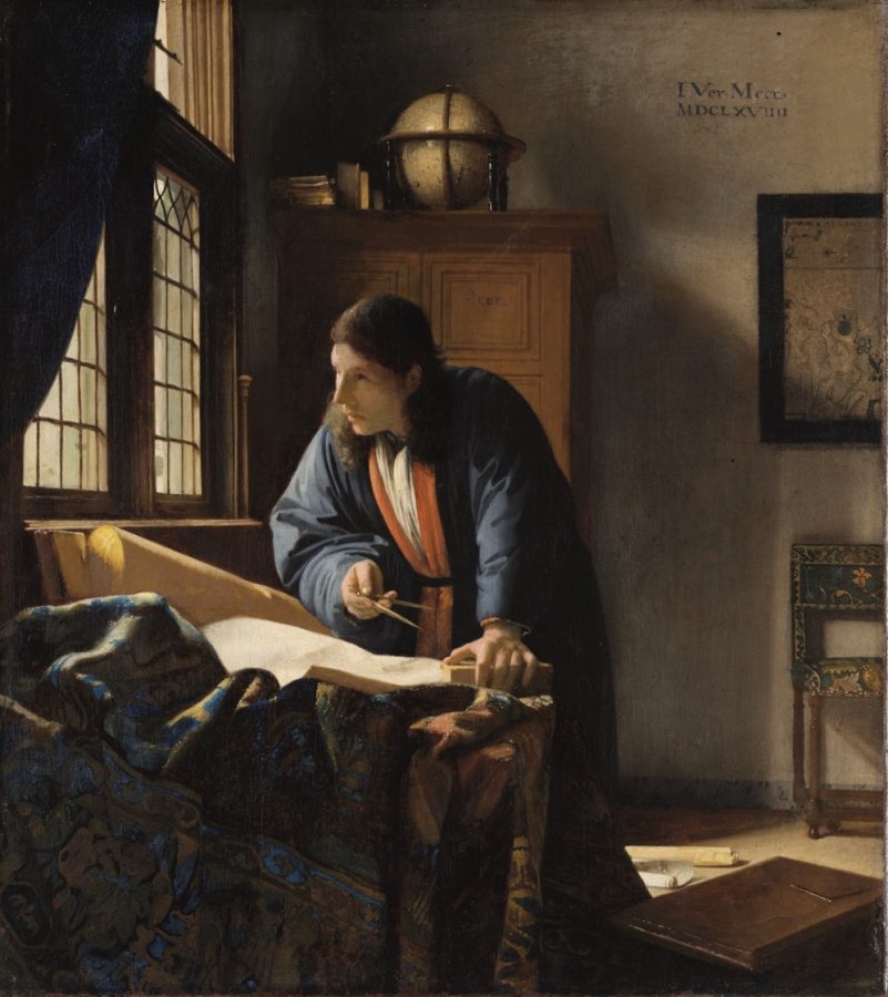 Fig. 60 - Johannes Vermeer, The Geographer, 1669, oil on canvas, Städel Museum, Frankfurt am Main
